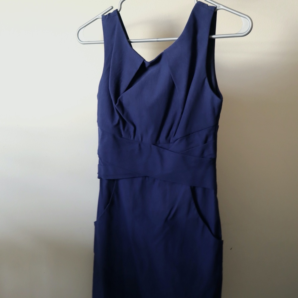 navy formal dress perfect for weddings